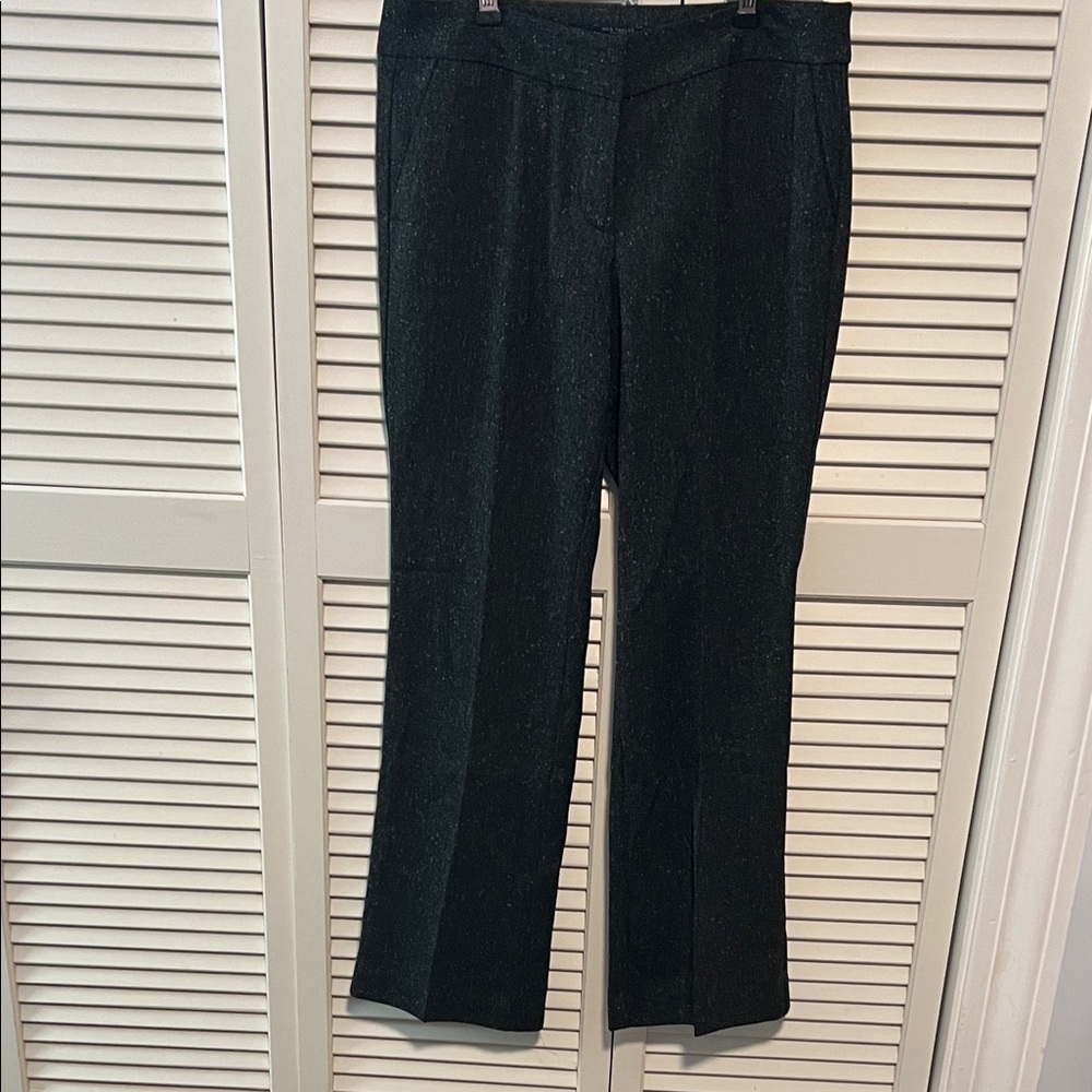 Ann Taylor Black Textured Pants